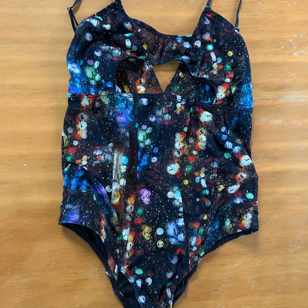 Parade Body Suit, “Rainbow Lights” pattern